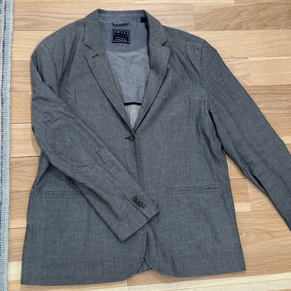 Jachs Charcoal Blazer for Men